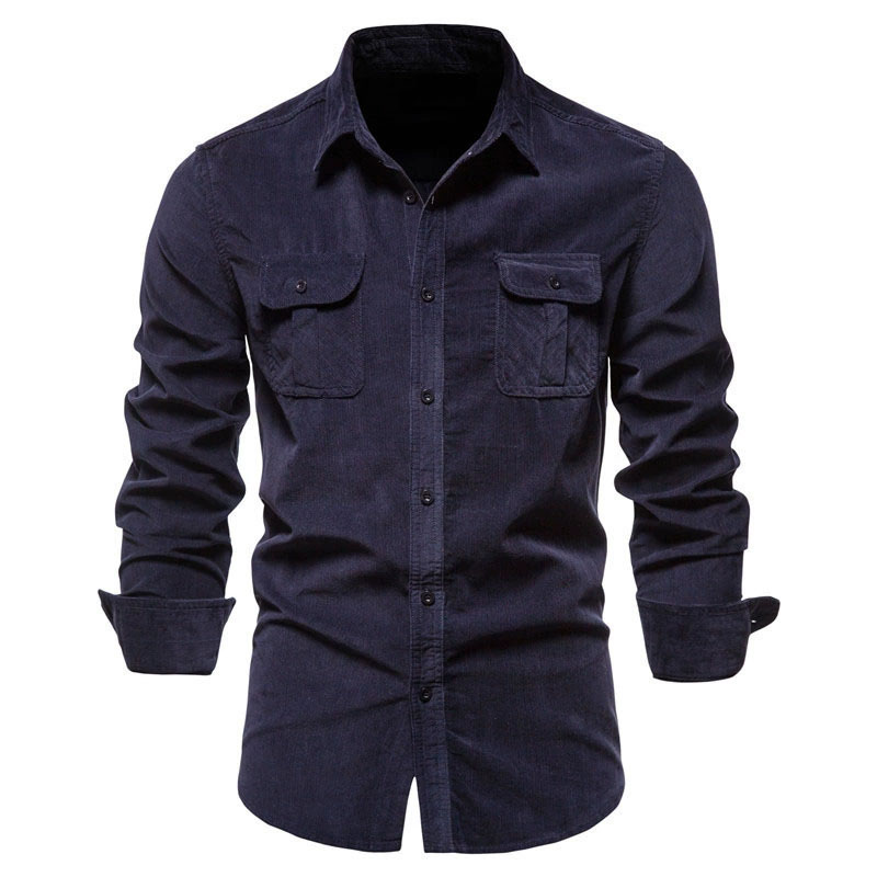 เสื้อแจ็คเก็ตเชิ้ตผ้าลูกฟูกผู้ - Corduroy Button Up Shirt Men บทวิจารณ์และราคา