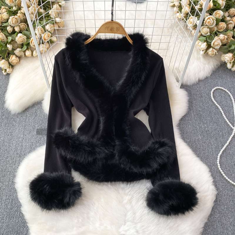 เสื้อแจ็คเก็ตขนเฟอร์เทียมสำหรั - Jackets บทวิจารณ์และราคา