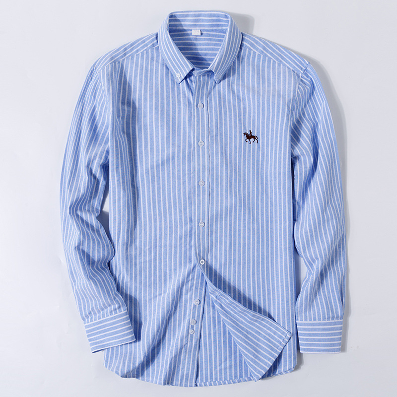 6XL 100% Cotton Oxford สีขาวเส - Oxford Cotton Casual Shirt Business บทวิจารณ์และราคา