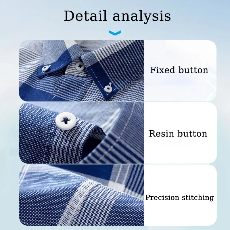 TFETTERS แบรนด์ 2026 ฤดูใบไม้ผ - Oxford Cotton Casual Shirt Business บทวิจารณ์และราคา