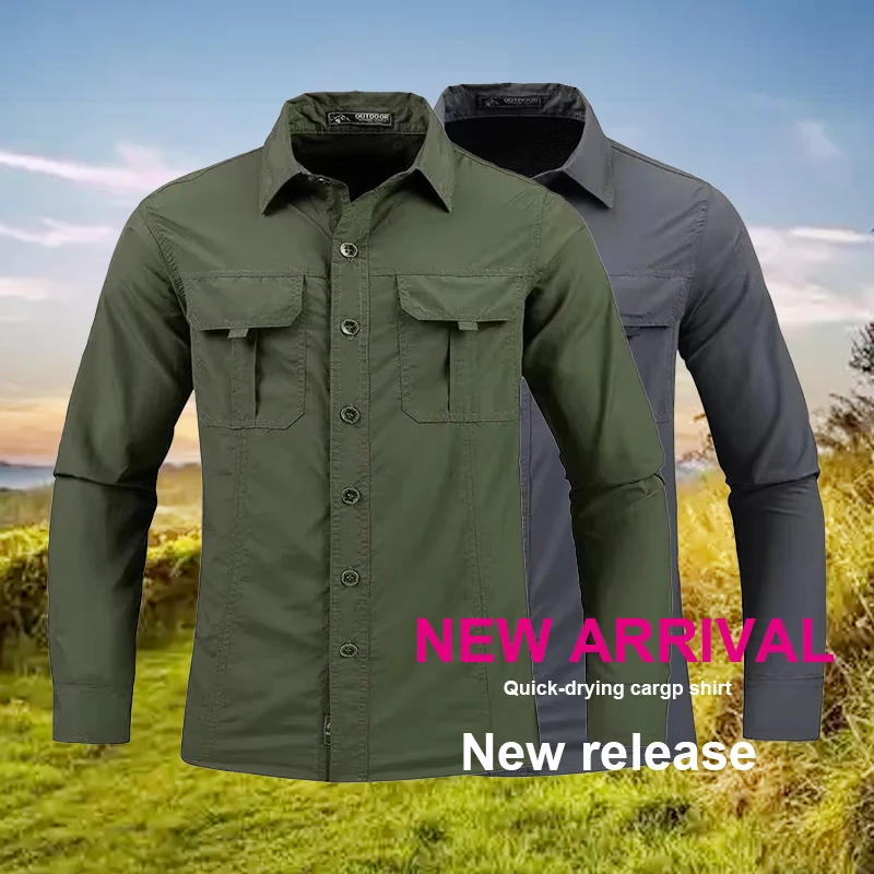 5XL ผู้ชายน้ําหนักเบา Quick-Dr - Tactical Military Shirt Cargo บทวิจารณ์และราคา