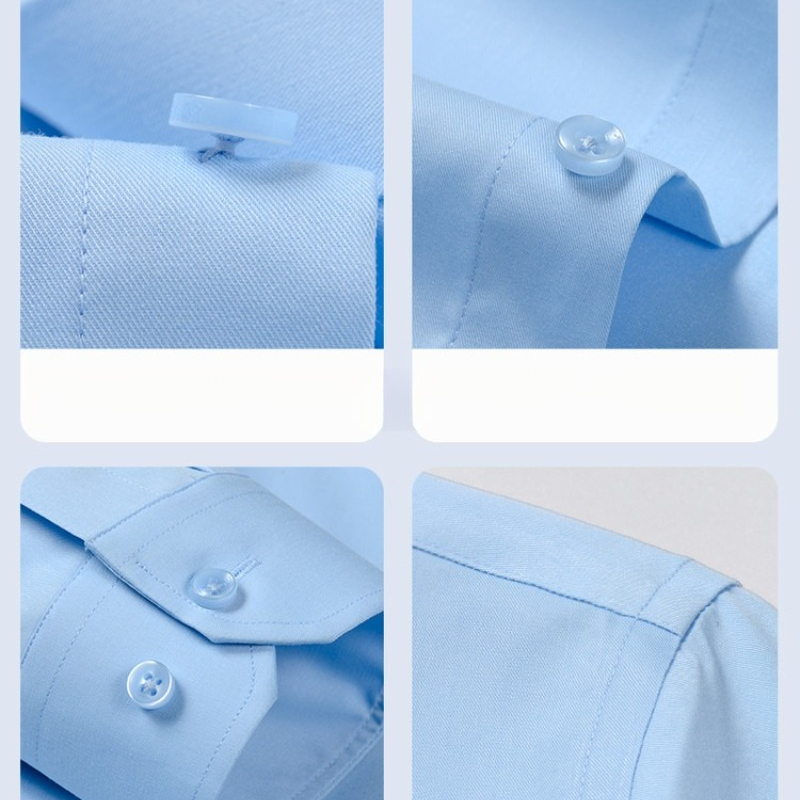 เสื้อเชิ้ตแขนยาวใยไผ่สำหรับผู้ - Breathable Bamboo Fiber Shirt Non Iron บทวิจารณ์และราคา