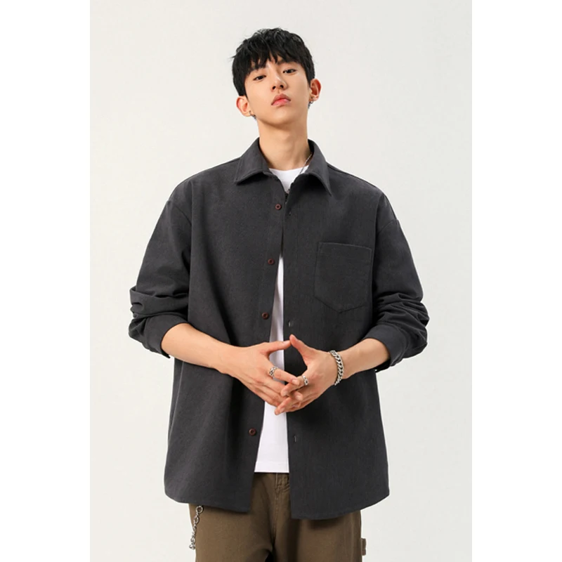 เสื้อเชิ้ตผ้าลูกฟูกสำหรับผู้ชา - Corduroy Button Up Shirt Men บทวิจารณ์และราคา