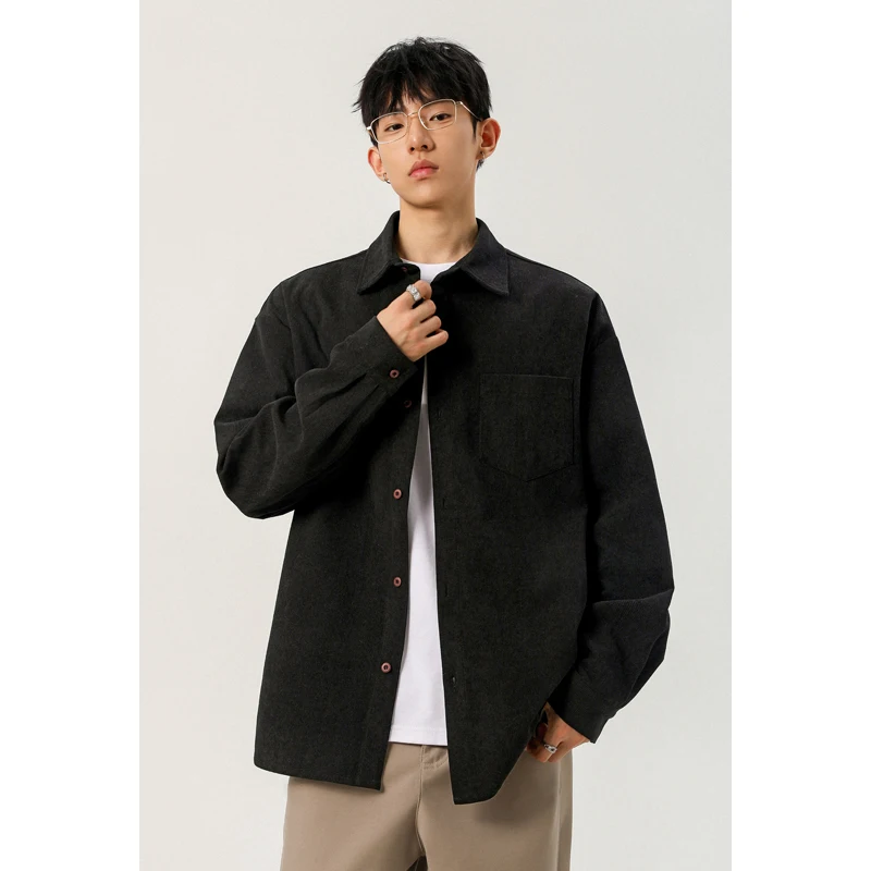 เสื้อเชิ้ตผ้าลูกฟูกสำหรับผู้ชา - Corduroy Button Up Shirt Men บทวิจารณ์และราคา