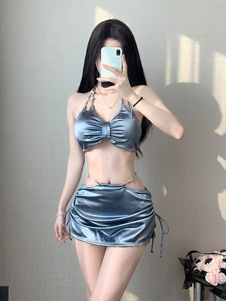 ชุดบิกินี่สายบางหรูหราสำหรับผู - Suits บทวิจารณ์และราคา